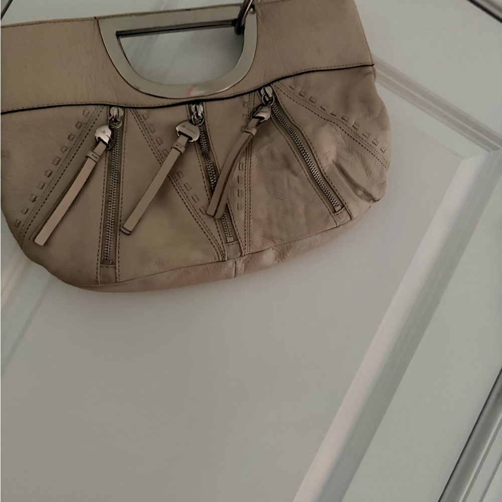 B. Markowsky Tiffany Leather Clutch bag.